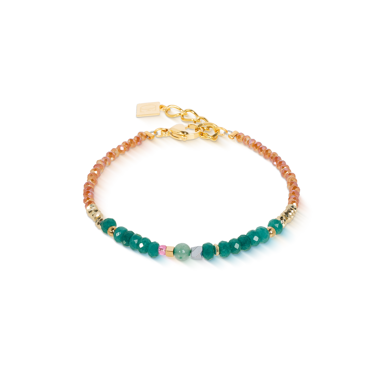 Bracelet Amulet Modern Future gold multicolour Boho