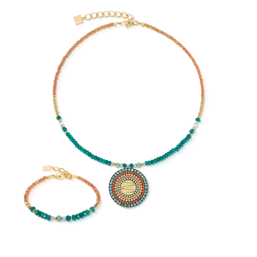 Bracelet Amulet Modern Future gold multicolour Boho