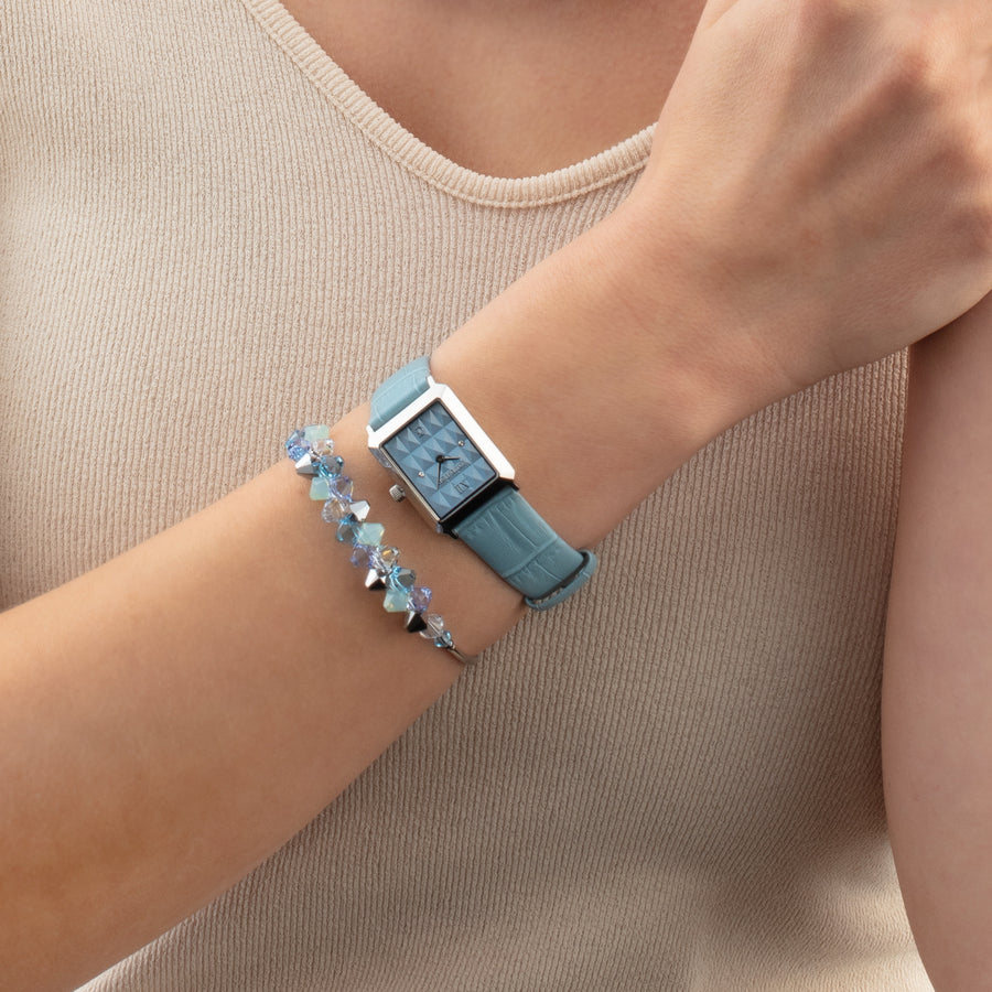 Bracelet Dancing Crystals silver-blue