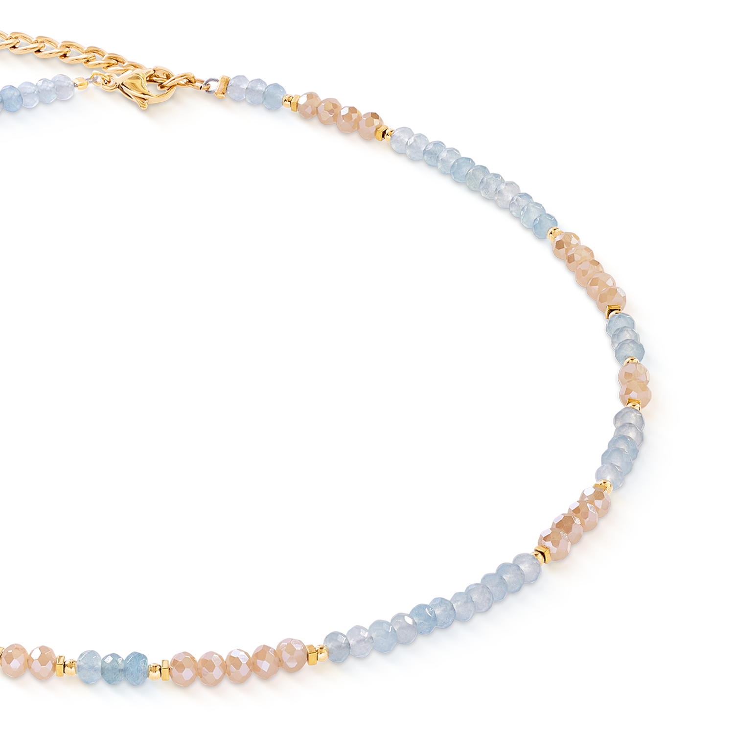 Necklace Rhythm Jade Sky gold