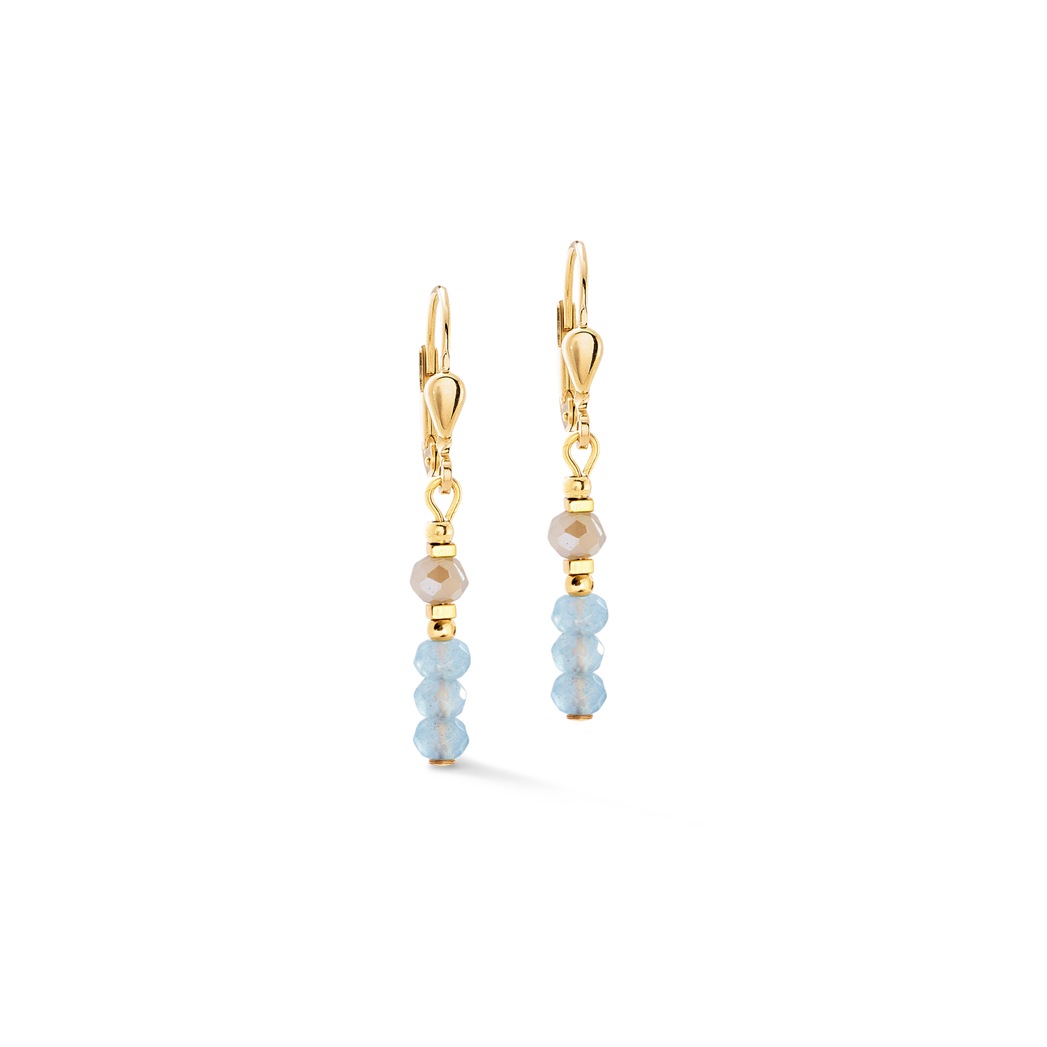 Earrings Rhythm Jade Sky gold