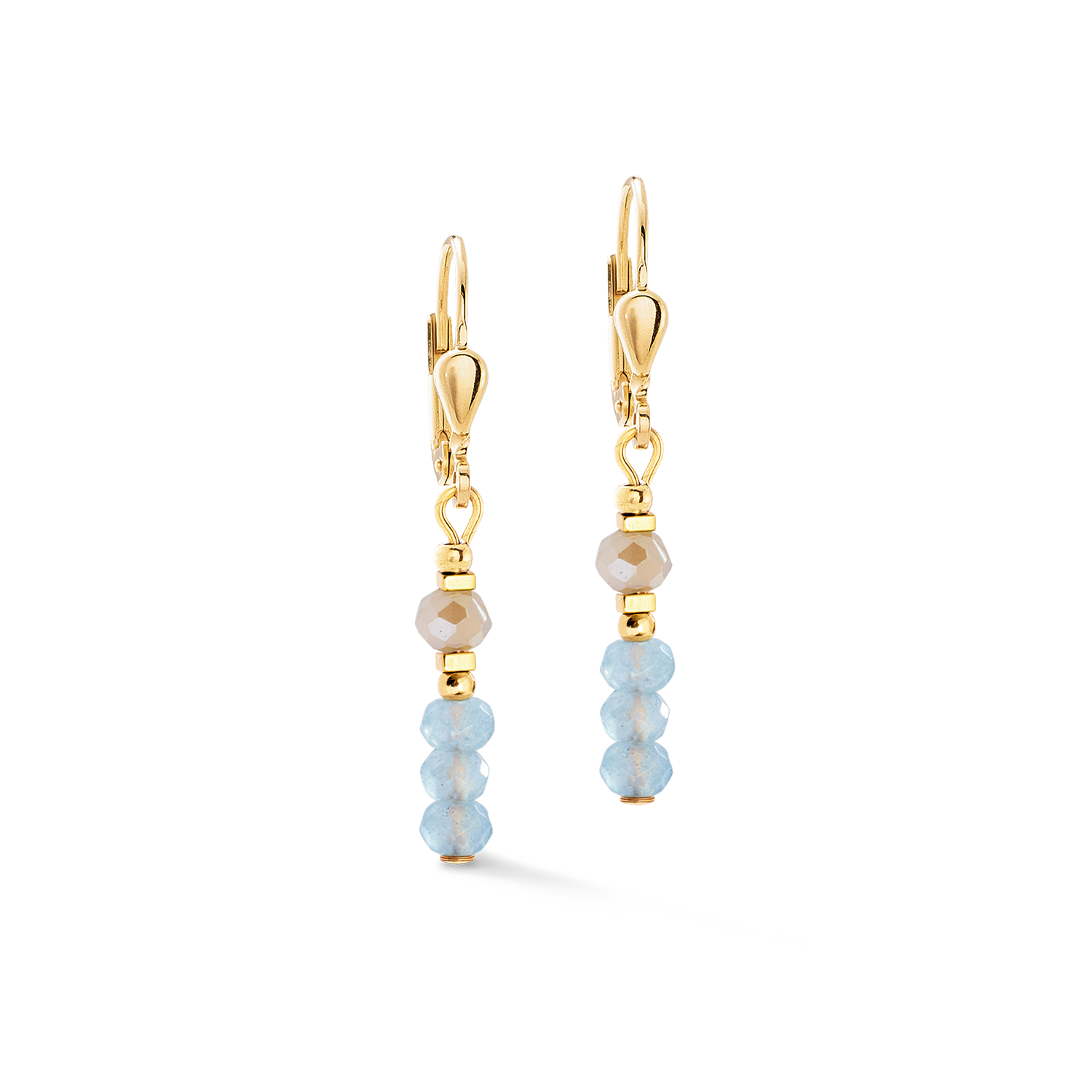 Earrings Rhythm Jade Sky gold