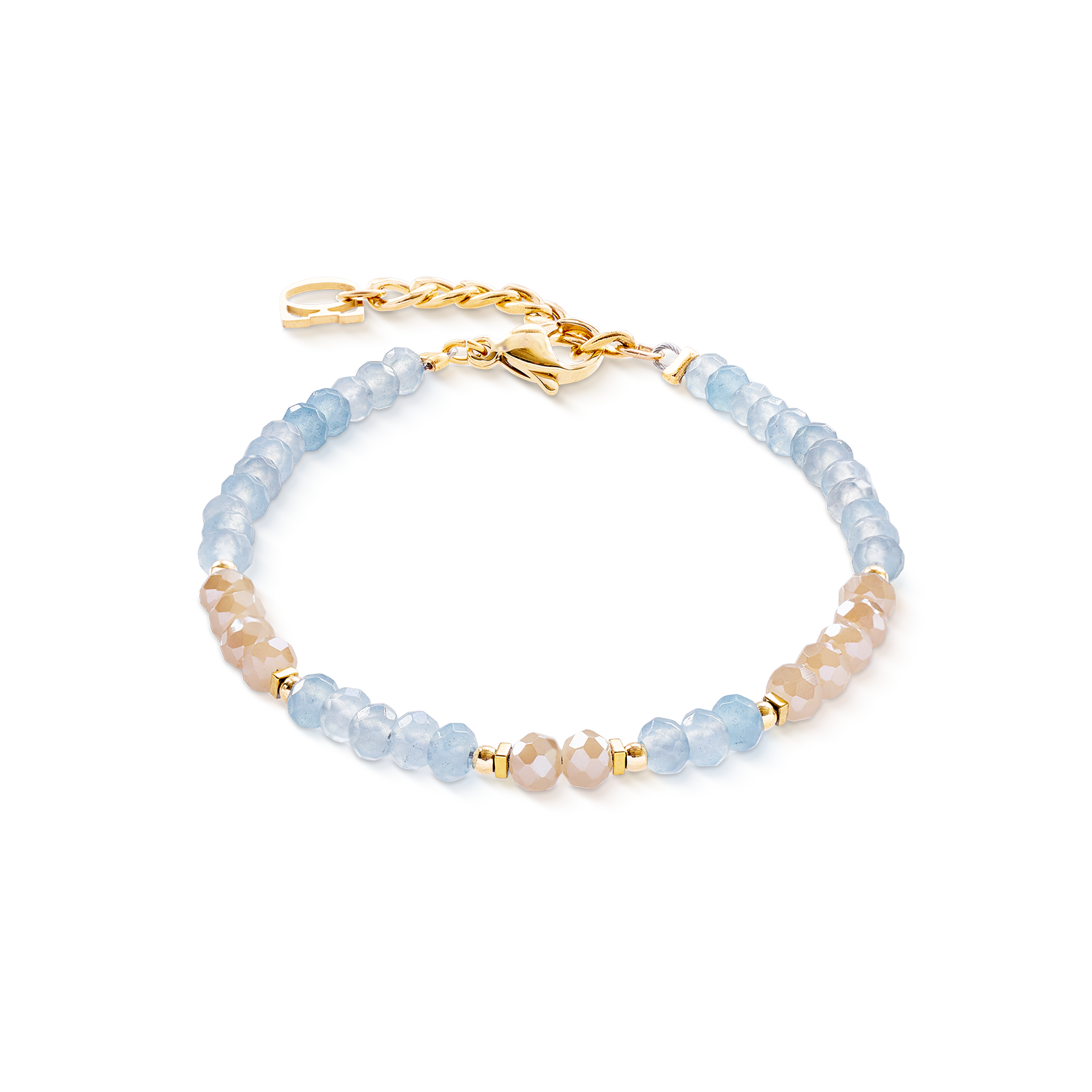 Bracelet Rhythm Jade Sky gold