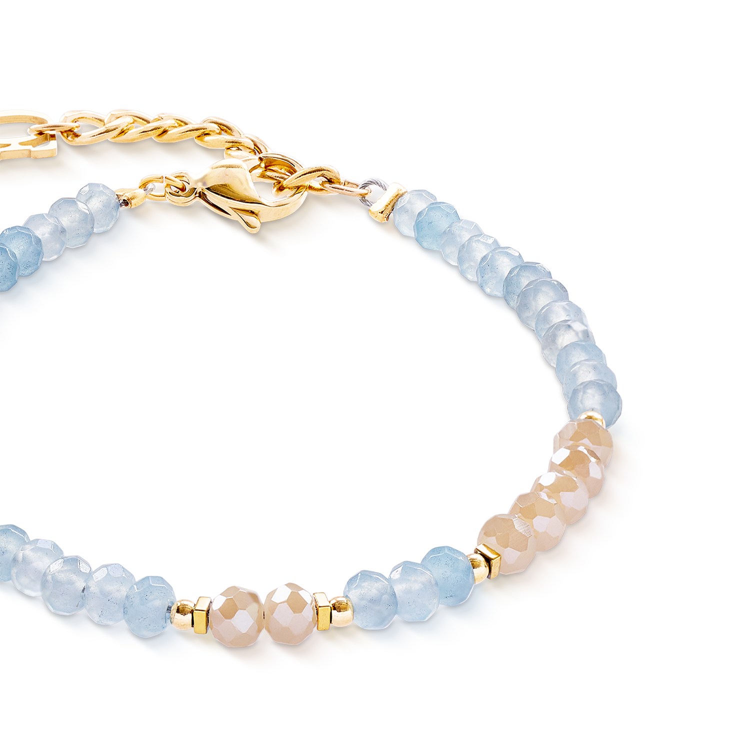 Bracelet Rhythm Jade Sky gold