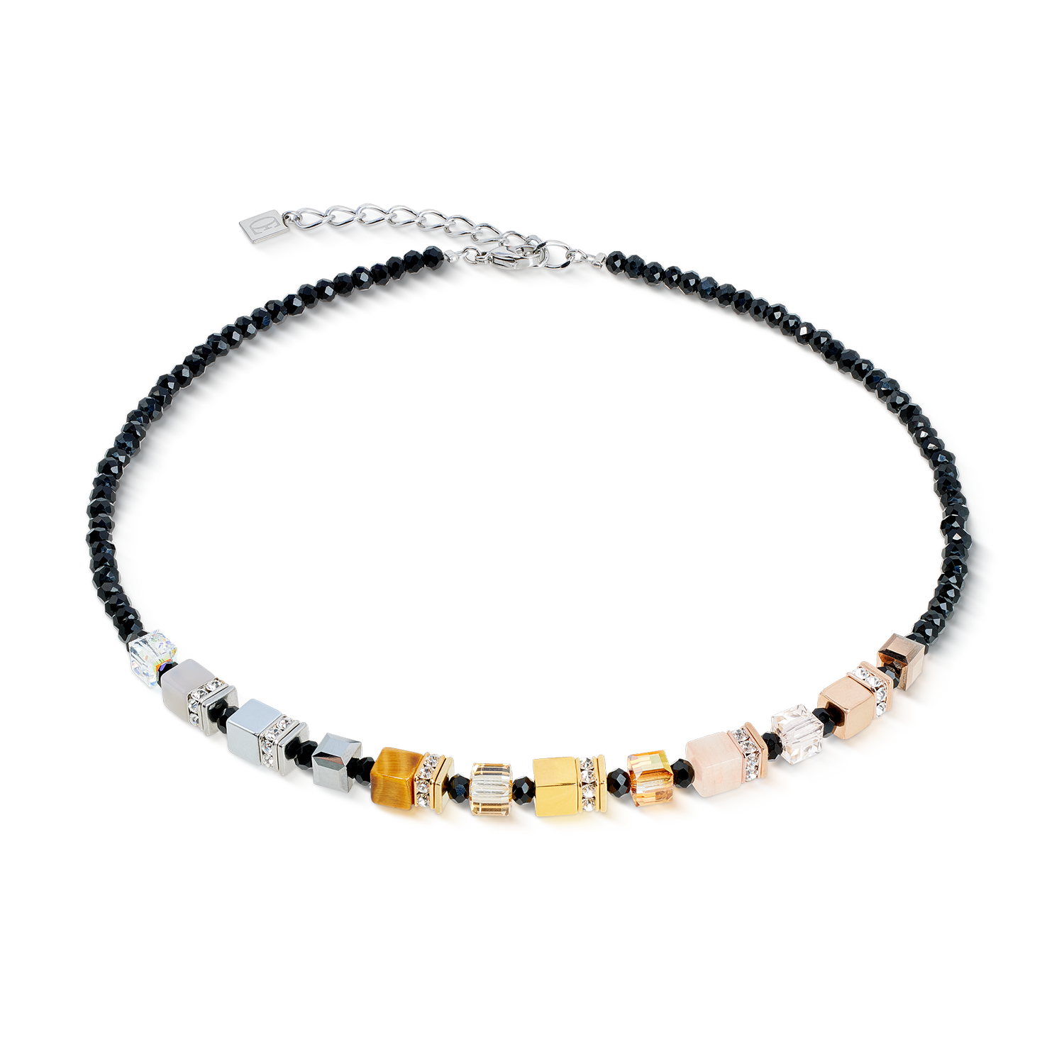GeoCUBE® Precious Nature necklace tricolour