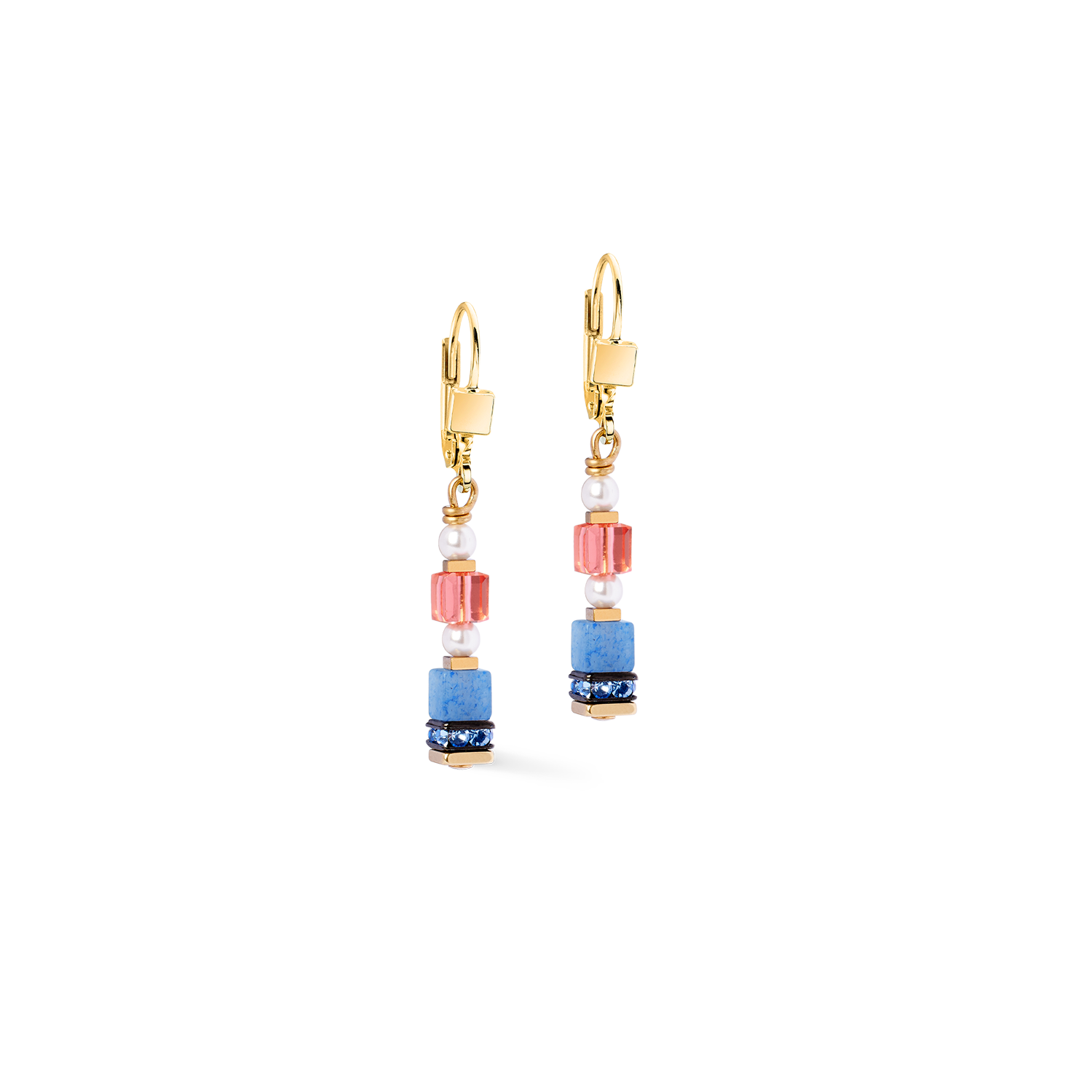 Earrings Sparkling Princess Spikes gold-multicolour