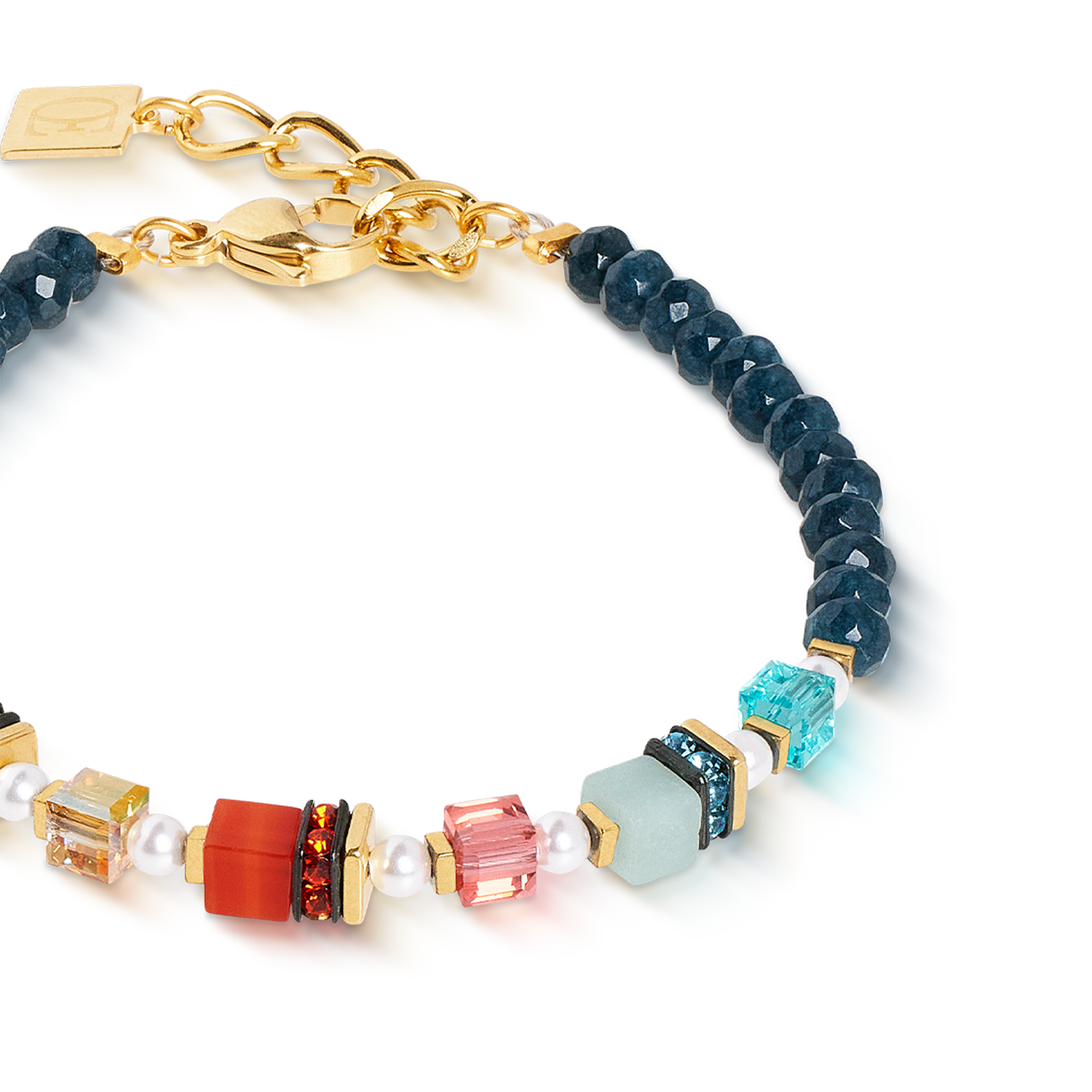 Bracelet Sparkling Princess Spikes gold-multicolour
