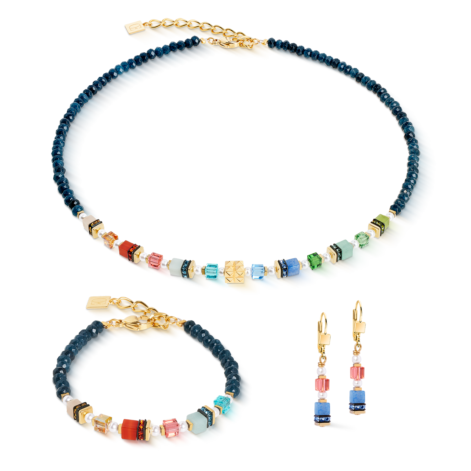 Bracelet Sparkling Princess Spikes gold-multicolour