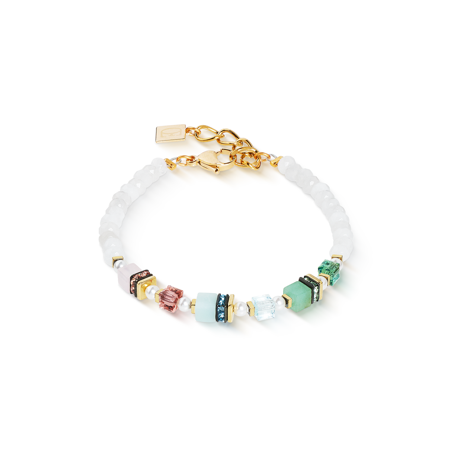 Bracelet Sparkling Princess Spikes gold-Art Nouveau
