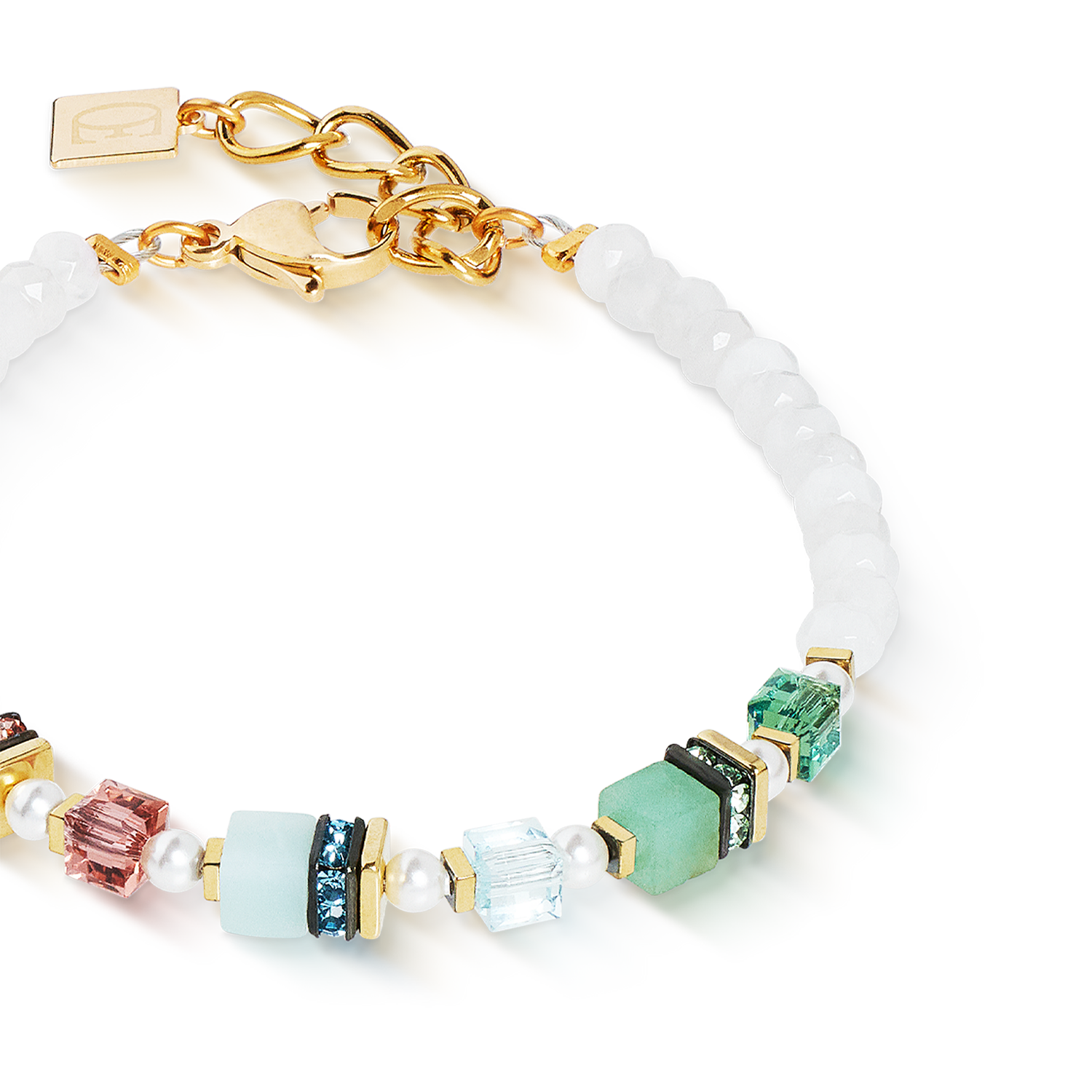 Bracelet Sparkling Princess Spikes gold-Art Nouveau