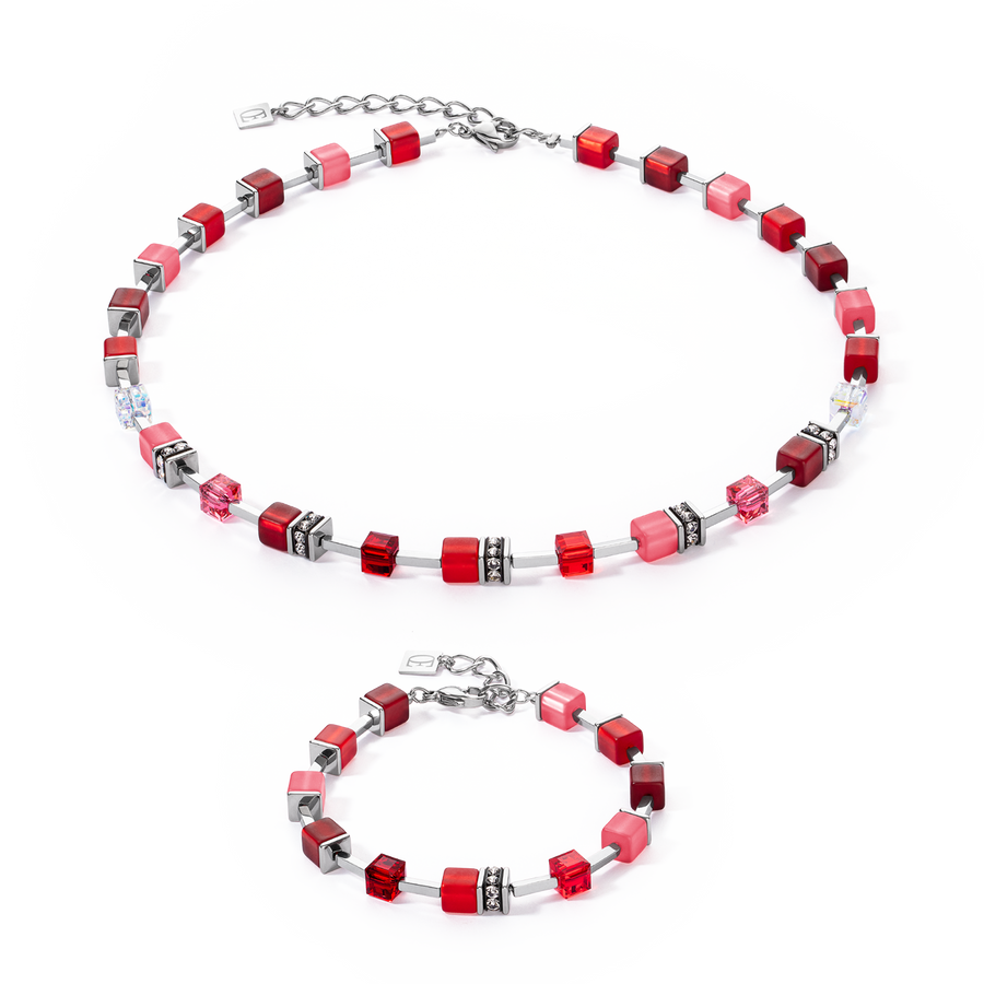 GeoCUBE® Iconic Pure Necklace Red