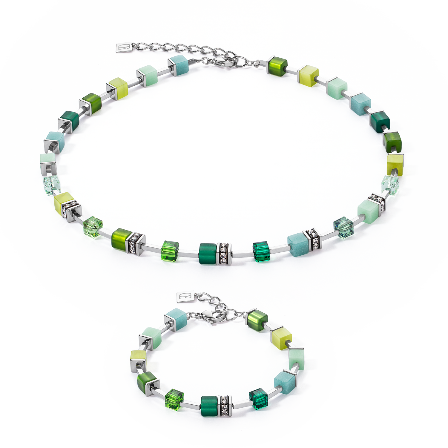 GeoCUBE® Iconic Pure Necklace Green