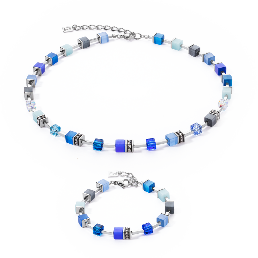 GeoCUBE® Iconic Pure Necklace Blue