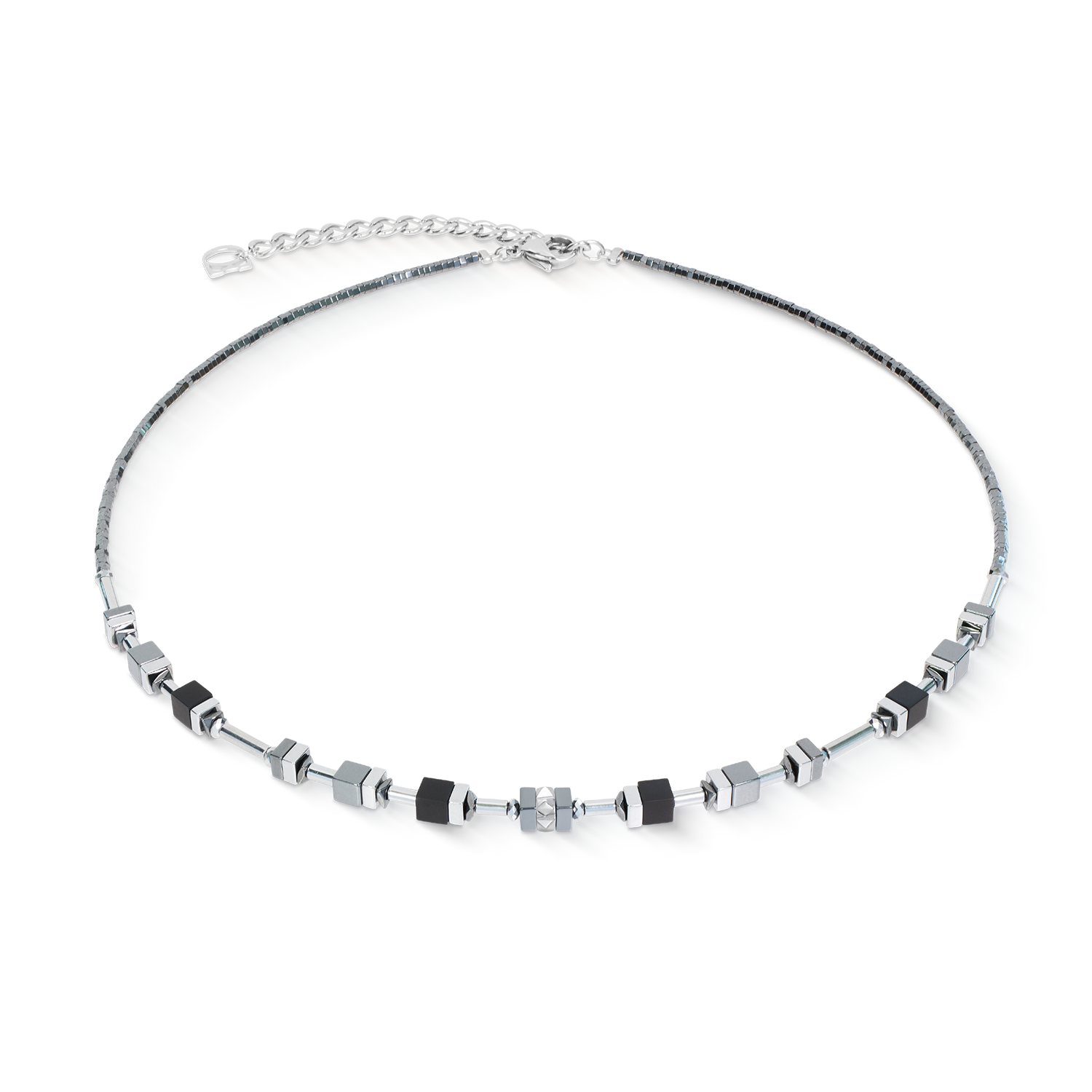 Cube Eclipse Necklace Onyx