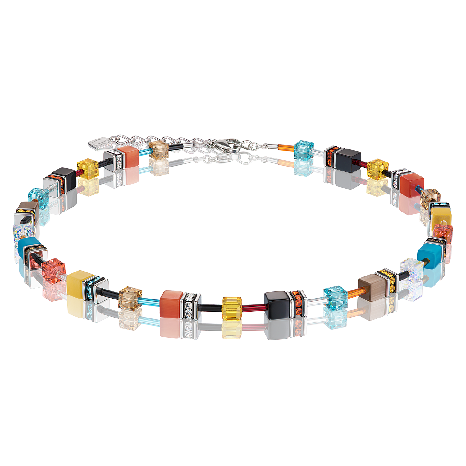 GeoCUBE® Necklace multicolour daylight fresh
