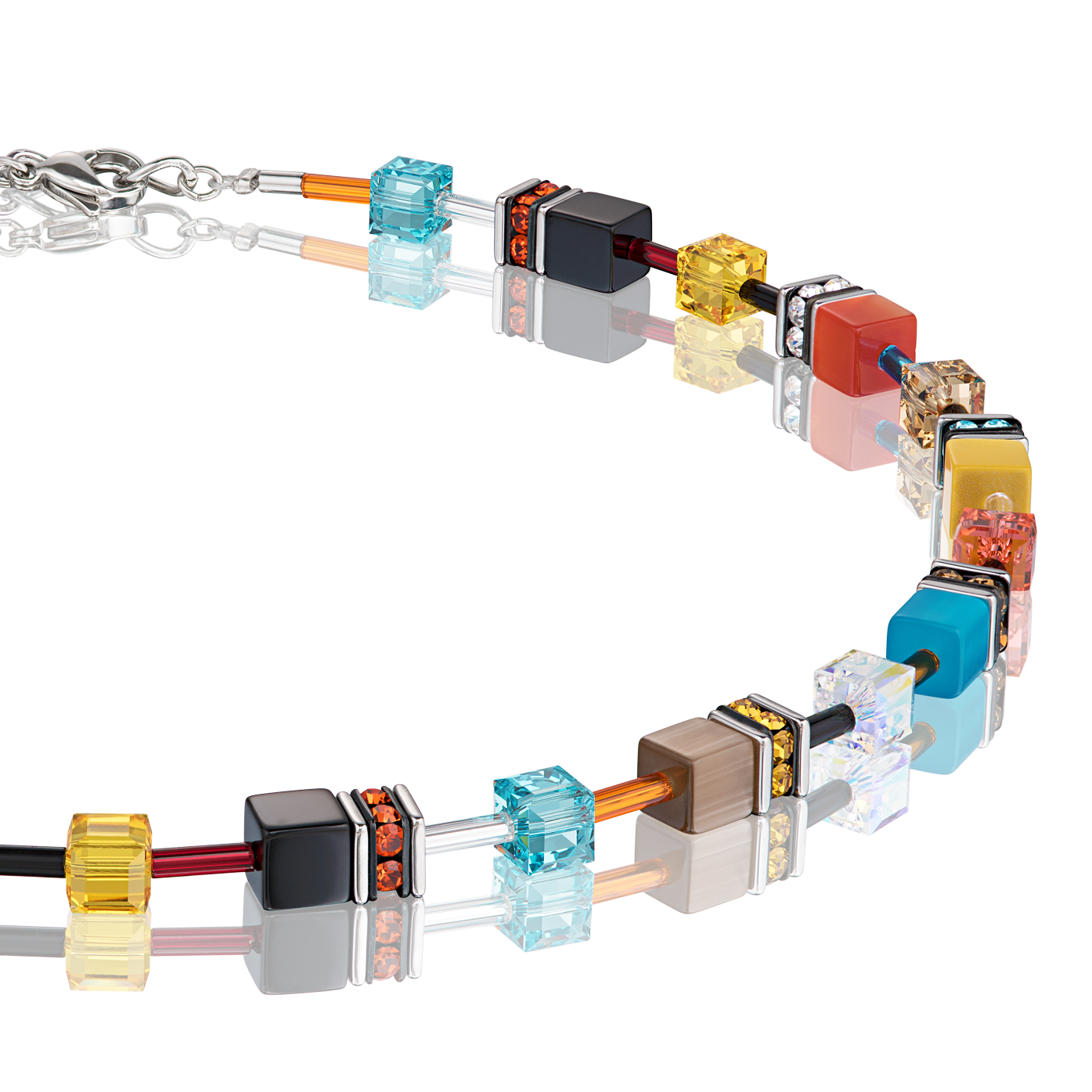 GeoCUBE® Necklace multicolour daylight fresh