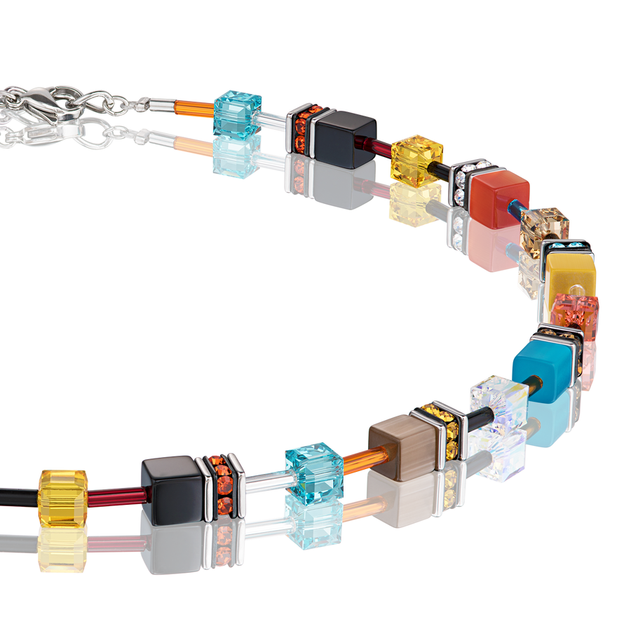 GeoCUBE® Necklace multicolour daylight fresh