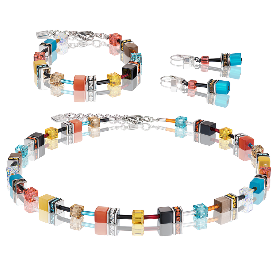 GeoCUBE® Necklace multicolour daylight fresh