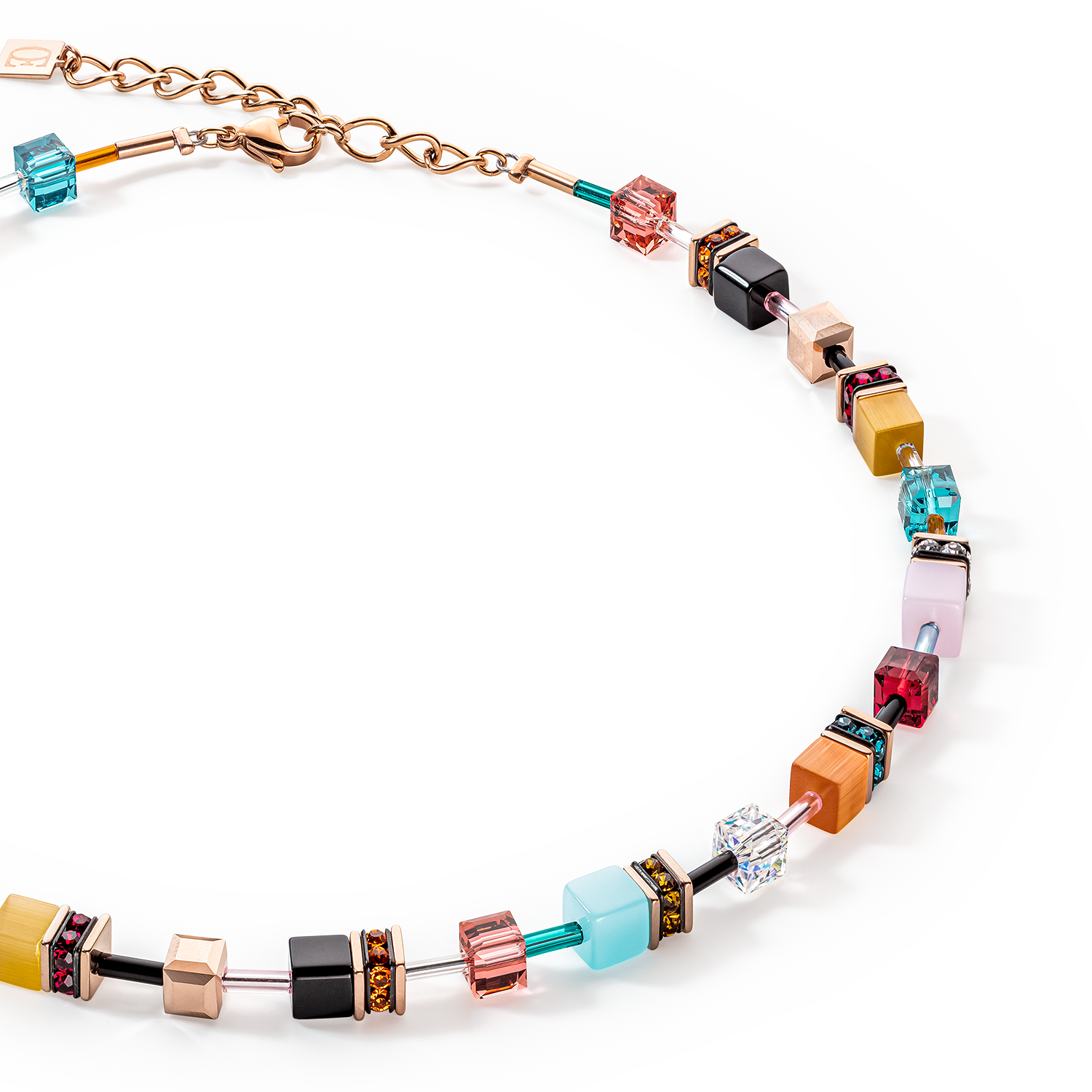 GeoCUBE® Iconic Multicolour Expressive necklace