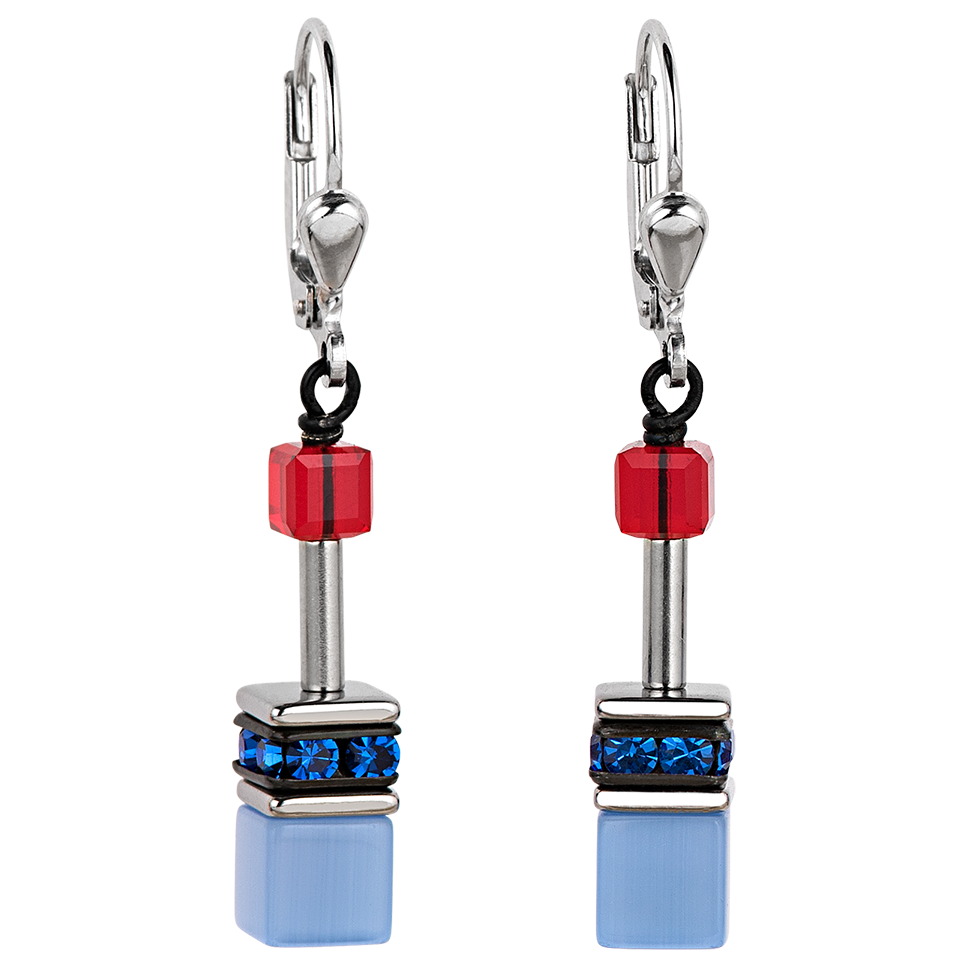 GeoCUBE® Earrings multicolour motion