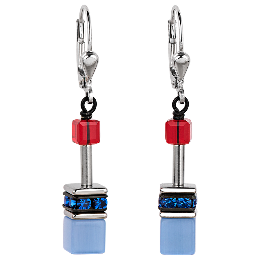 GeoCUBE® Earrings multicolour motion