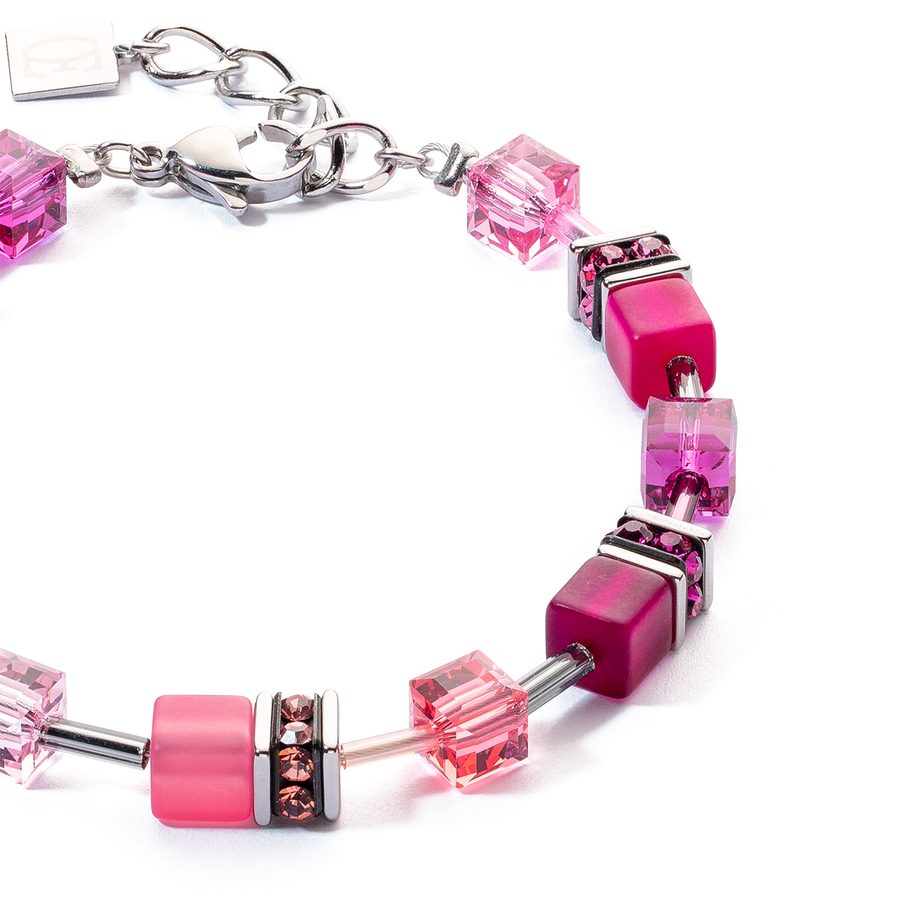 GeoCUBE® Iconic bracelet Viva Magenta