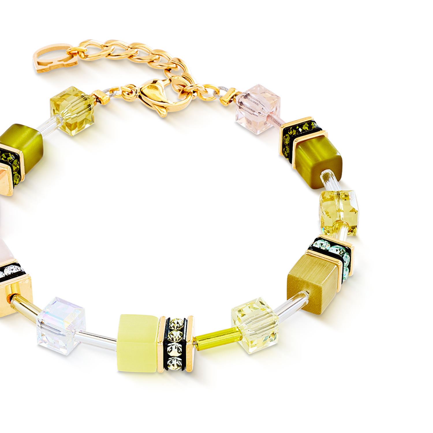 GeoCUBE® Iconic bracelet Olive Blossom