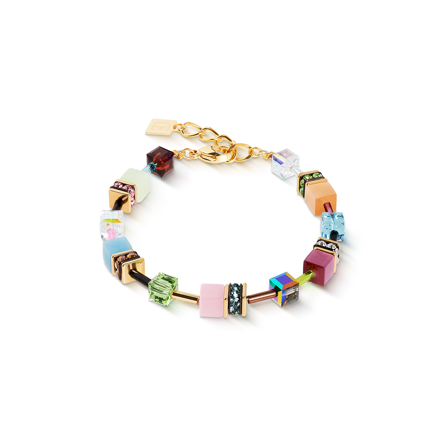 GeoCUBE® Iconic bracelet Art Nouveau gold