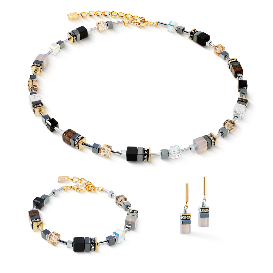 GeoCUBE® Precious Motion bracelet Stone Whisper gold