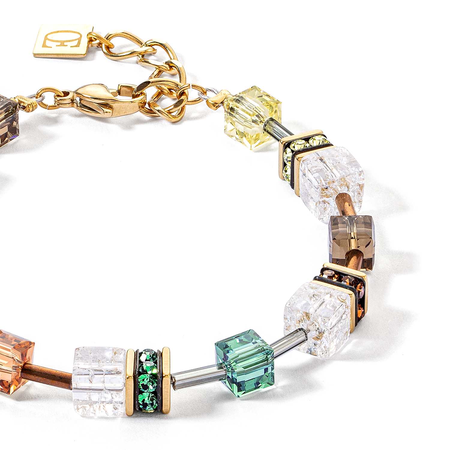 GeoCUBE® Iconic Nature bracelet brown-white