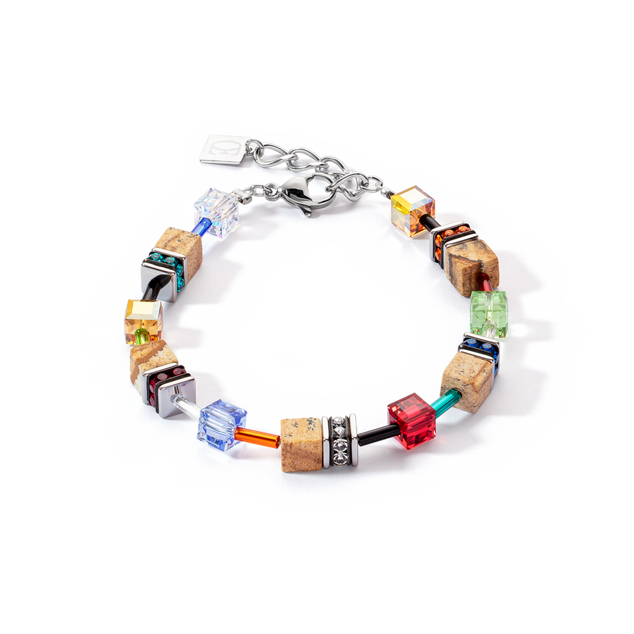 GeoCUBE® Iconic Nature bracelet multicolour brown