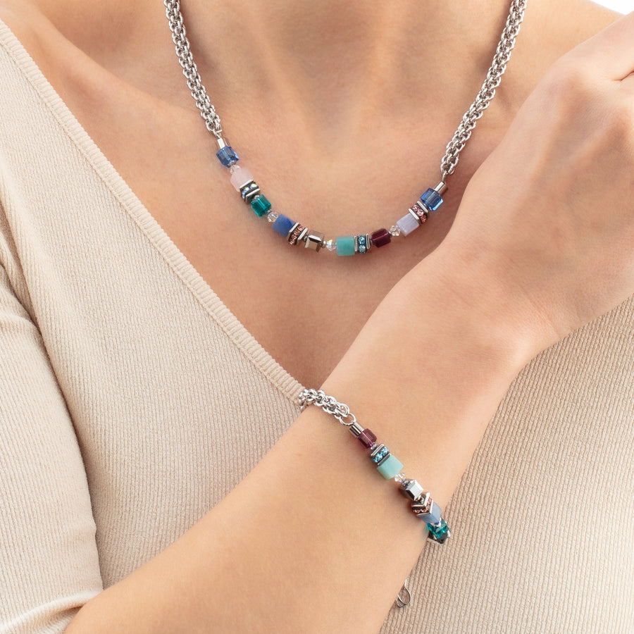 GeoCUBE® Fusion Summer bracelet silver-couture