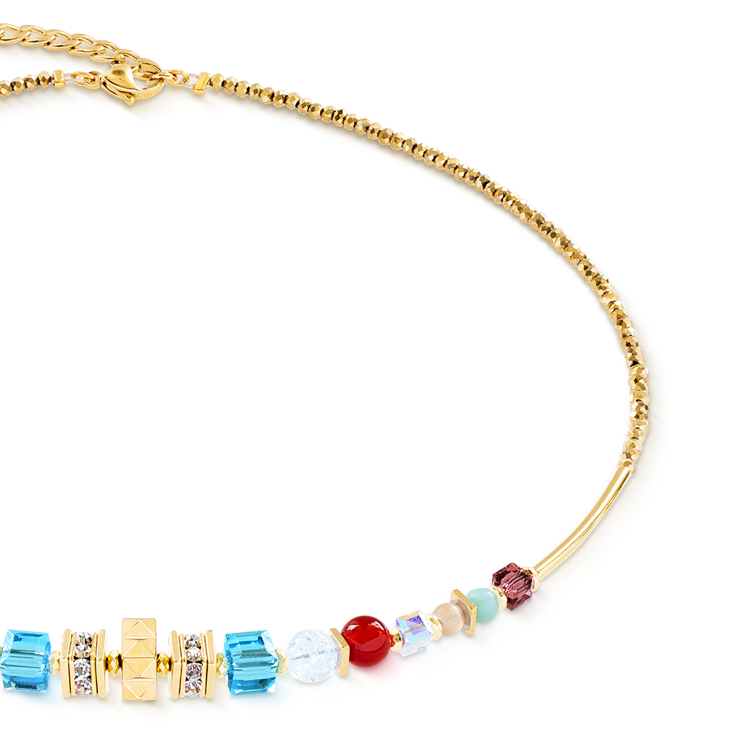 Necklace Shape Mix Nexus gold-multicolour