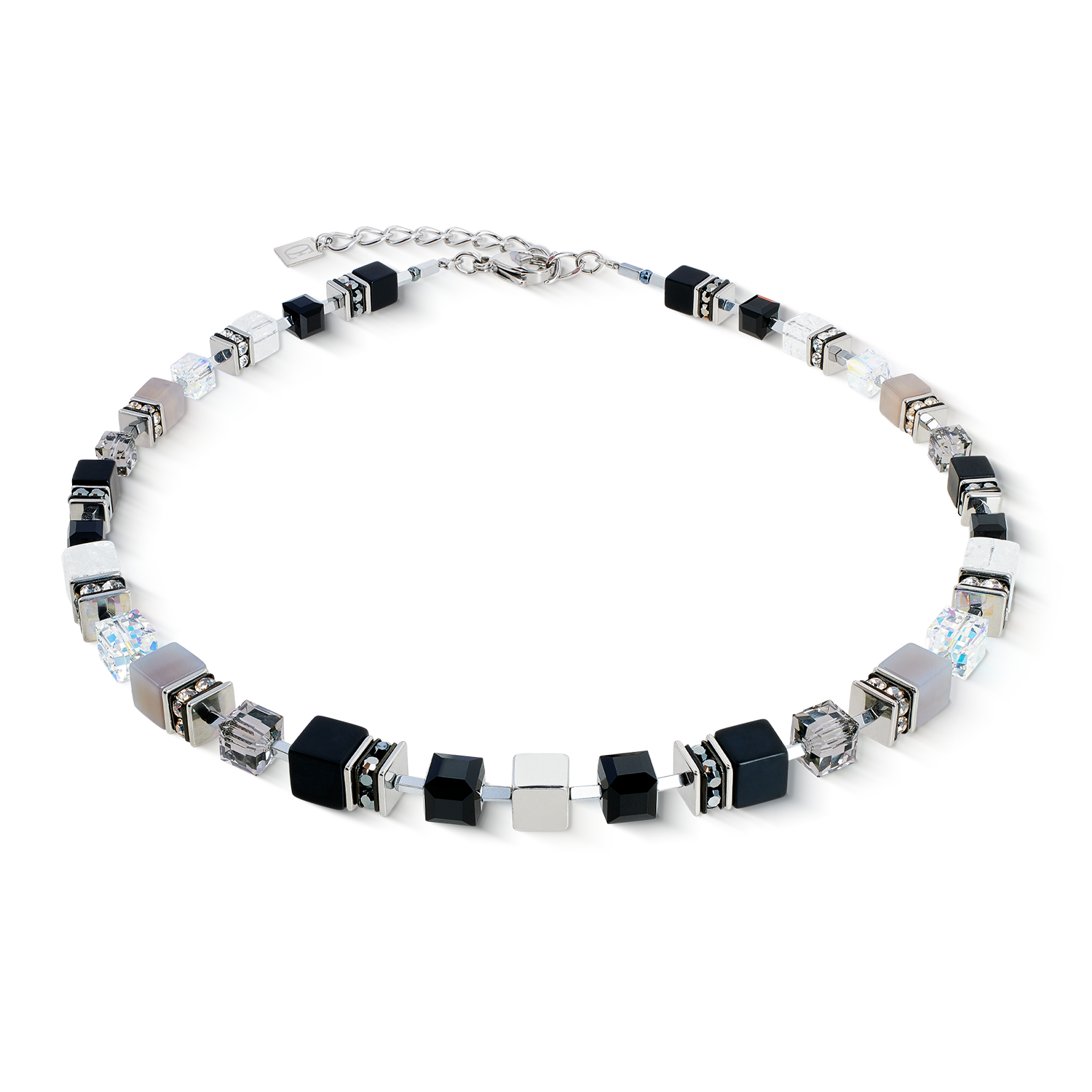 GeoCUBE® Precious Statement necklace Crystal Shadow