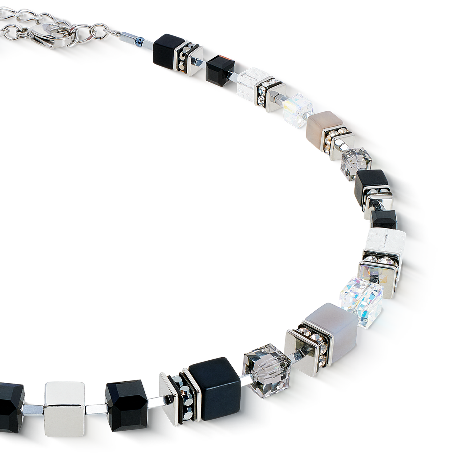 GeoCUBE® Precious Statement necklace Crystal Shadow