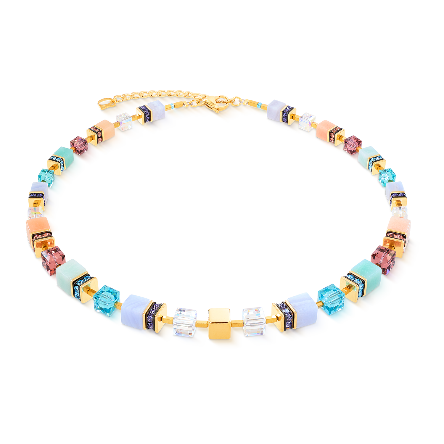 GeoCUBE® Precious Statement necklace Art Nouveau