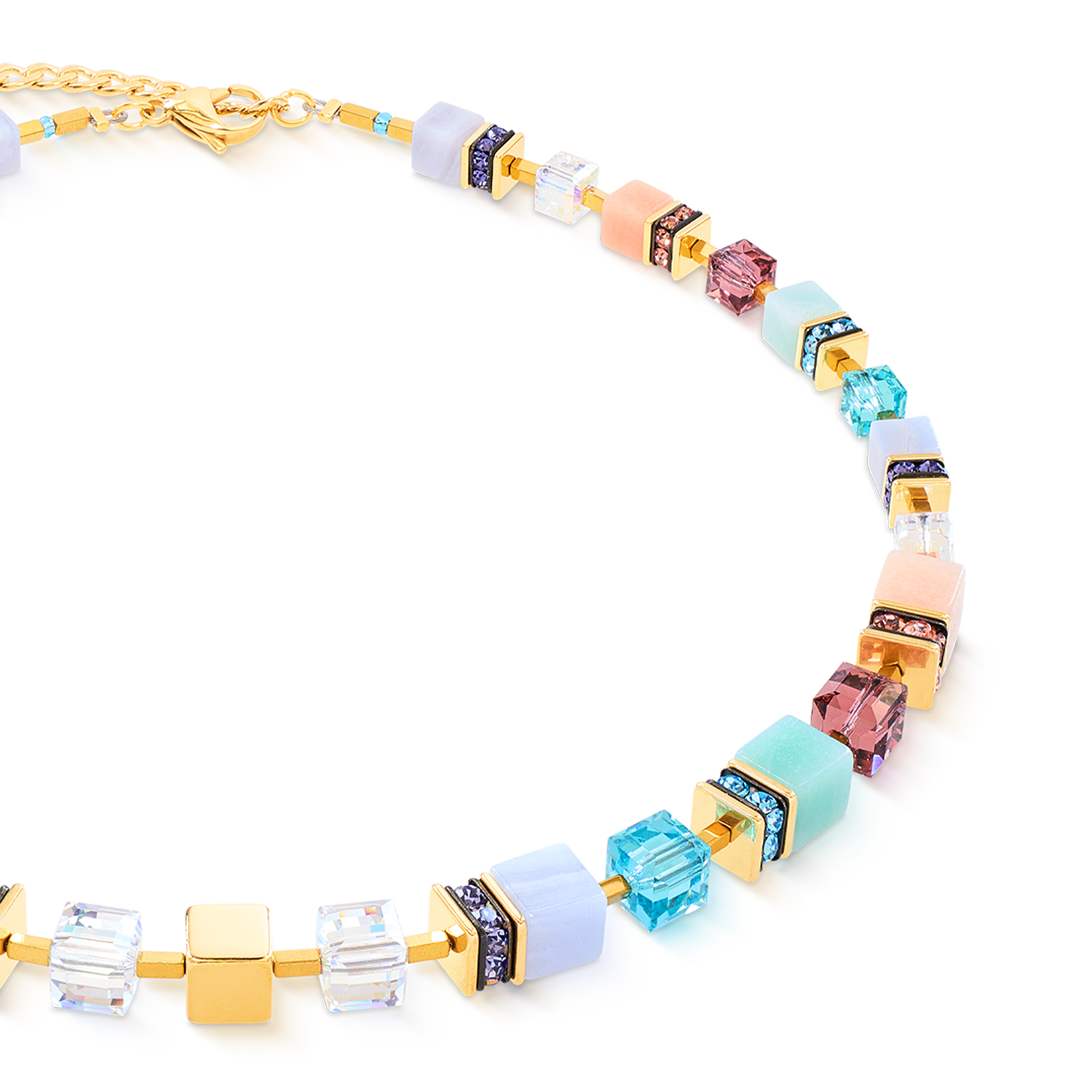 GeoCUBE® Precious Statement necklace Art Nouveau