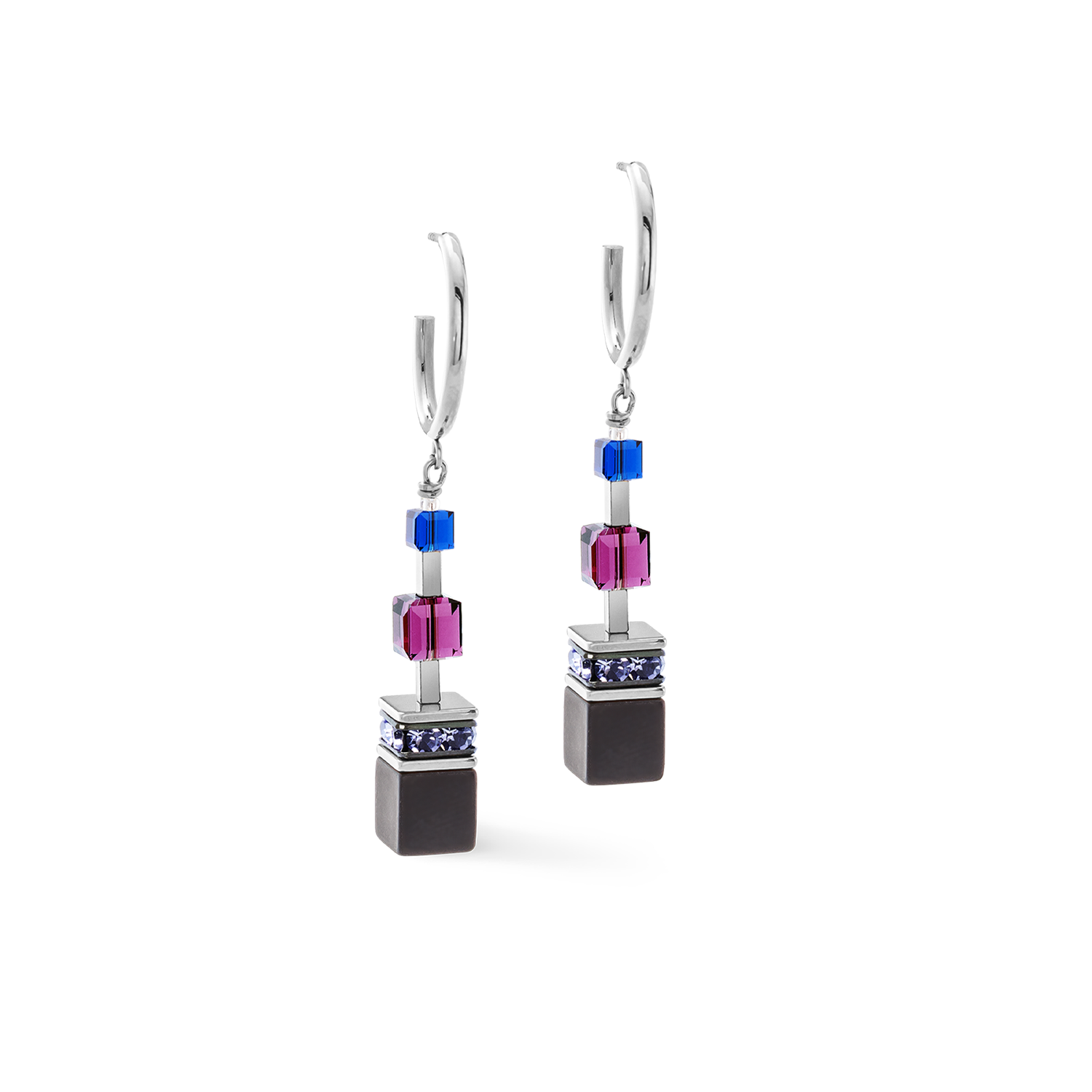 GeoCUBE® Precious Statement earring Blue Moon