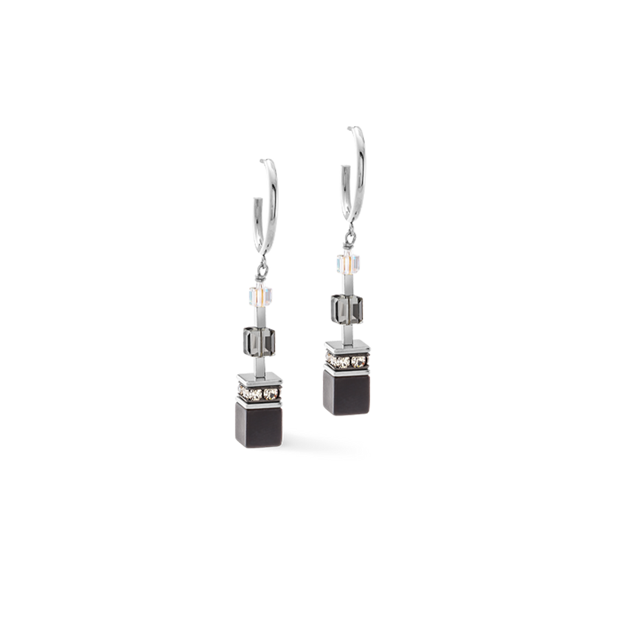 GeoCUBE® Precious Statement earring Crystal Shadow