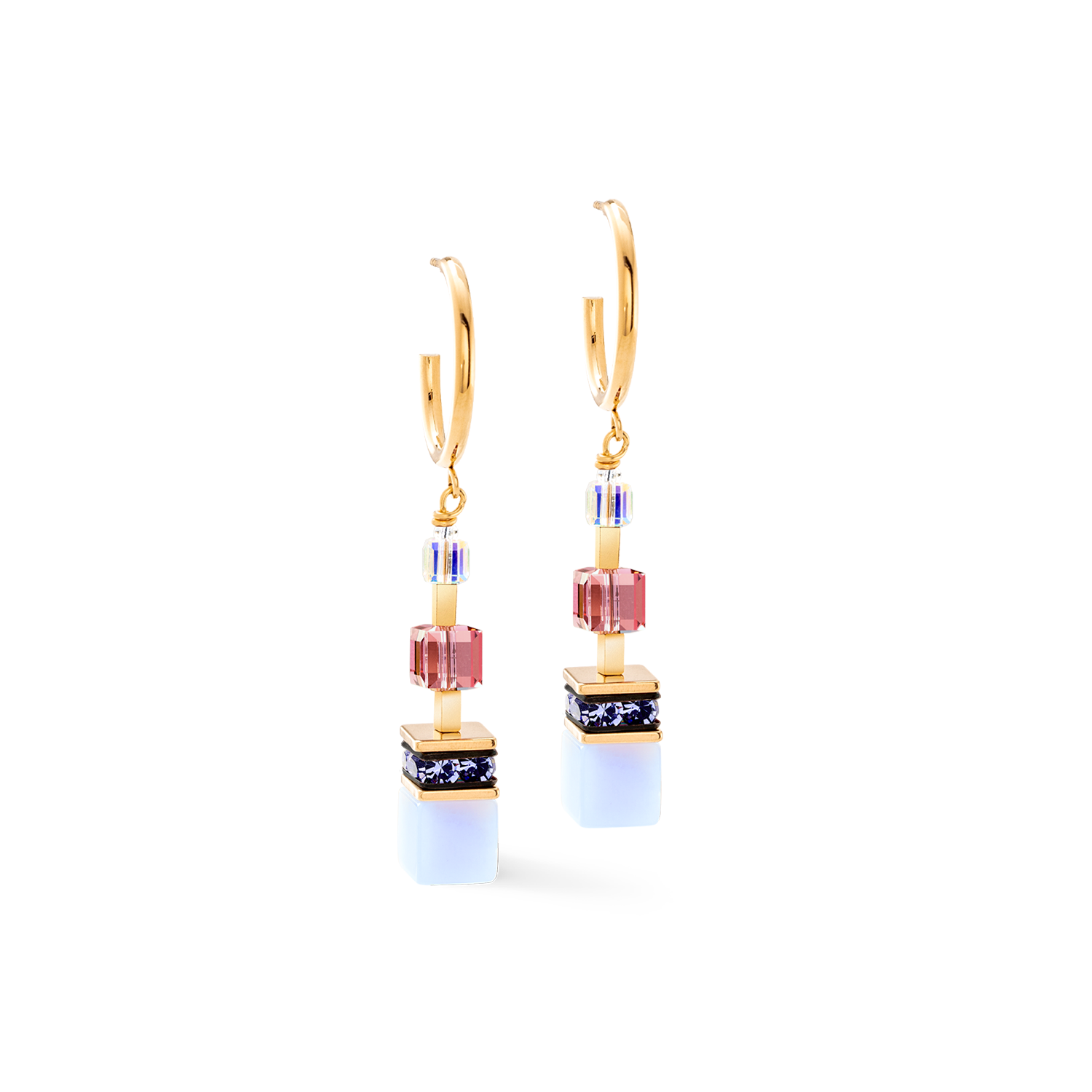GeoCUBE® Precious Statement earrings Art Nouveau