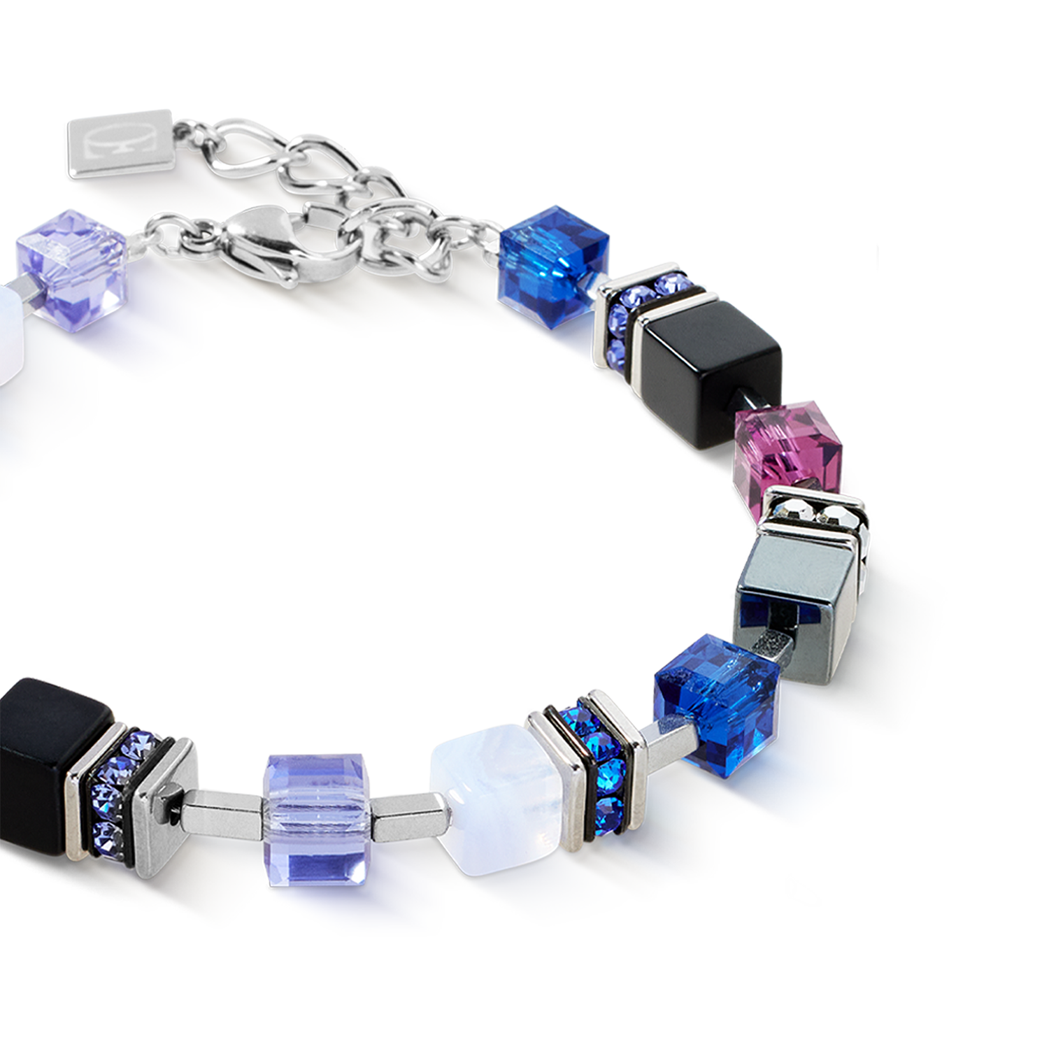 GeoCUBE® Precious Statement bracelet Blue Moon