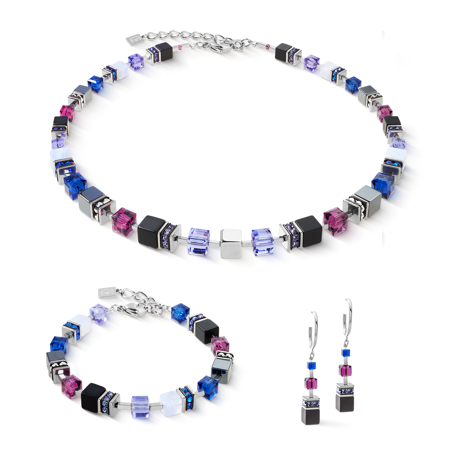 GeoCUBE® Precious Statement bracelet Blue Moon