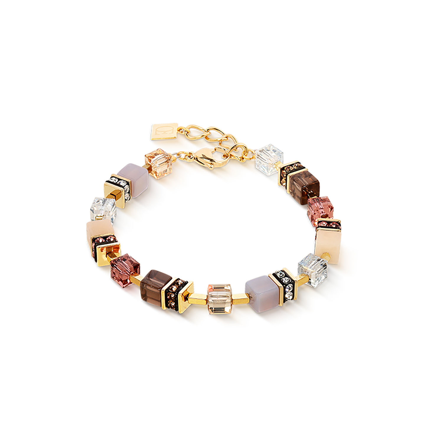 GeoCUBE® Iconic bracelet gold Blush