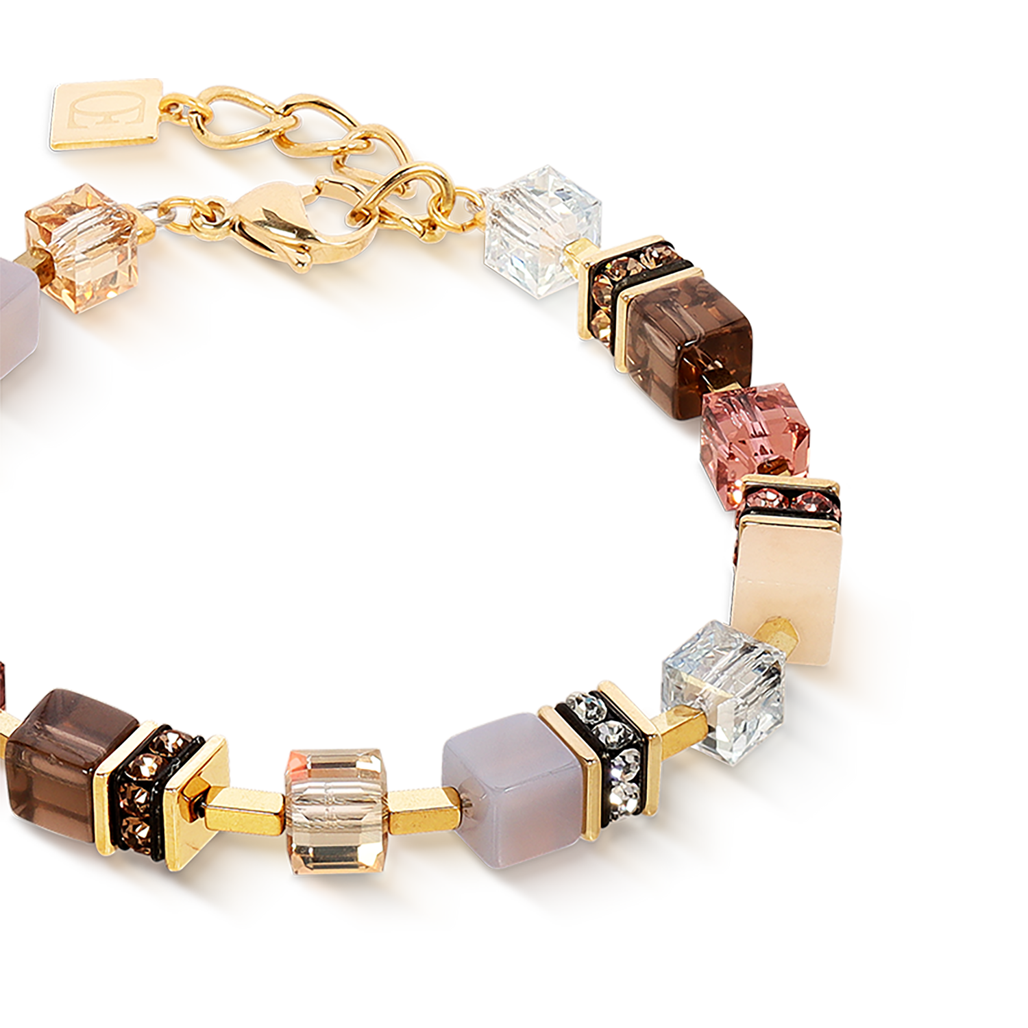 GeoCUBE® Iconic bracelet gold Blush