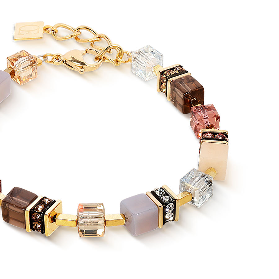 GeoCUBE® Iconic bracelet gold Blush