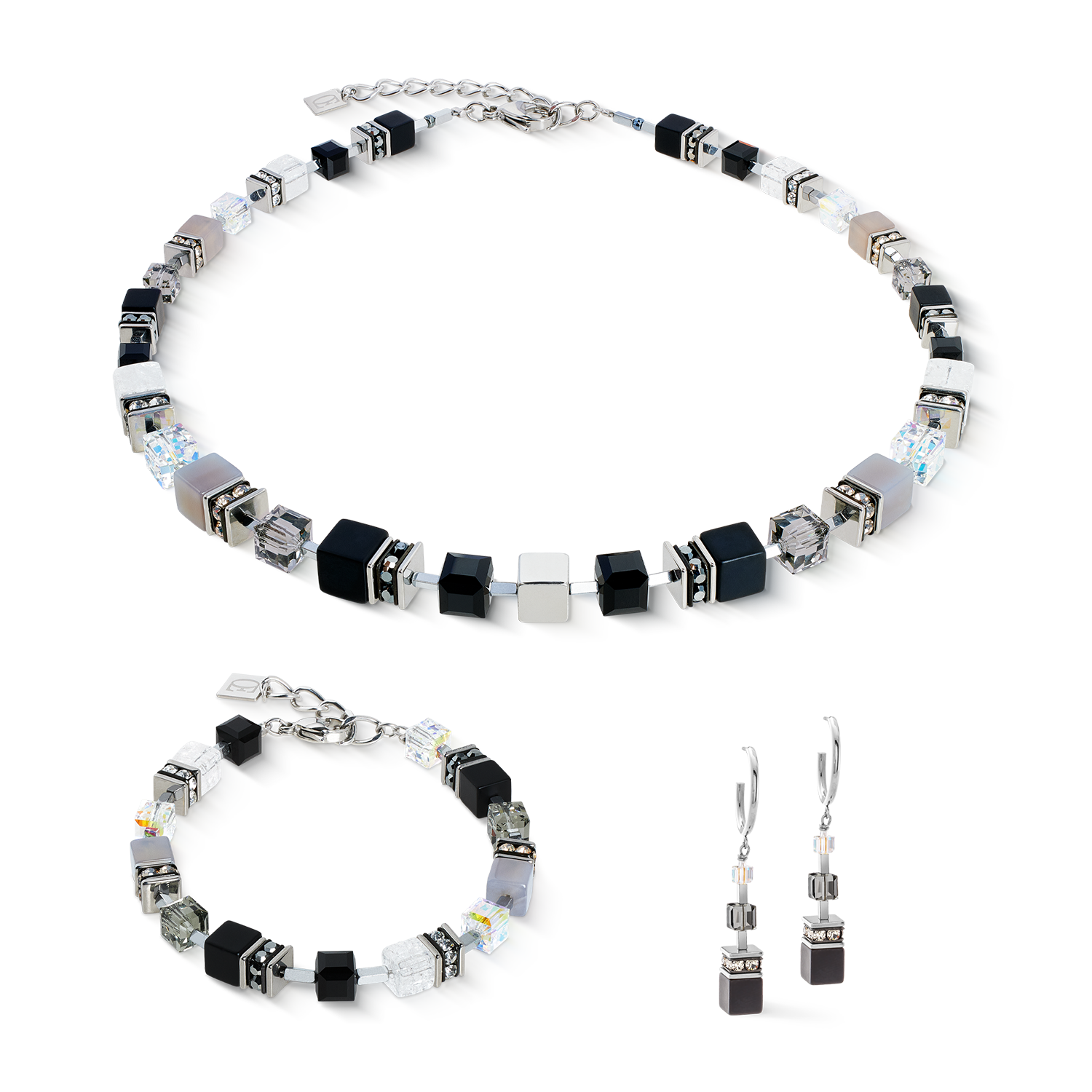 GeoCUBE® Precious Statement bracelet Crystal Shadow