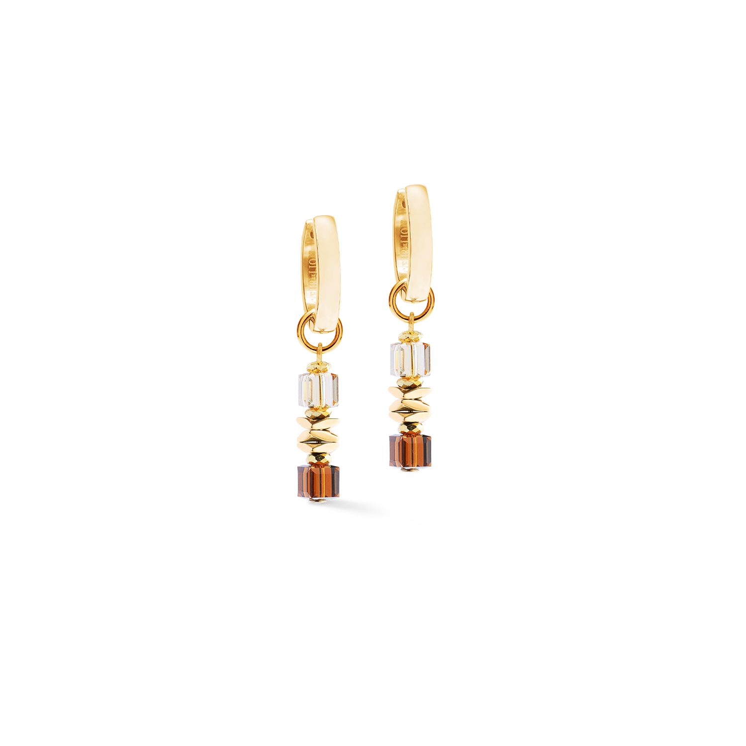 Hoop Wave Cube Flow gold-brown