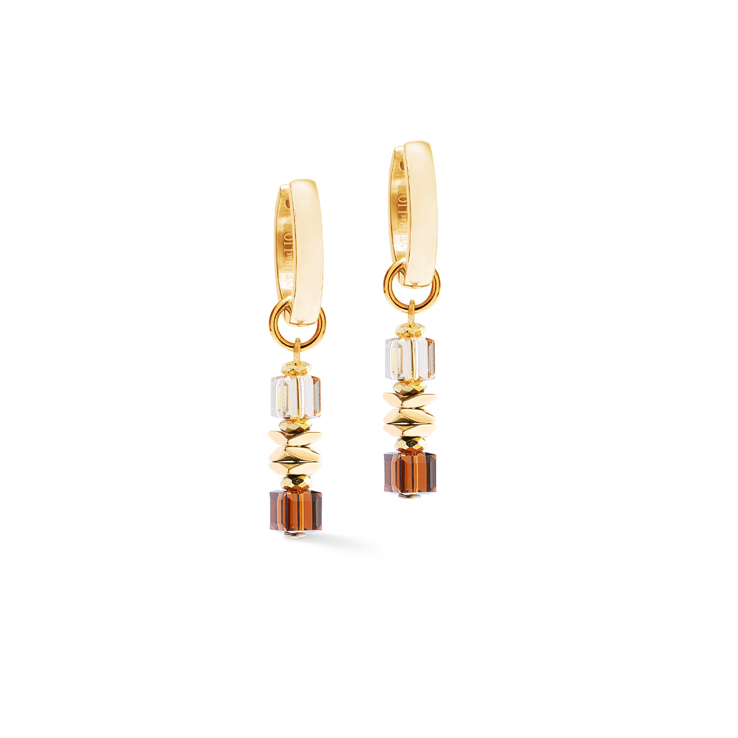 Hoop Wave Cube Flow gold-brown