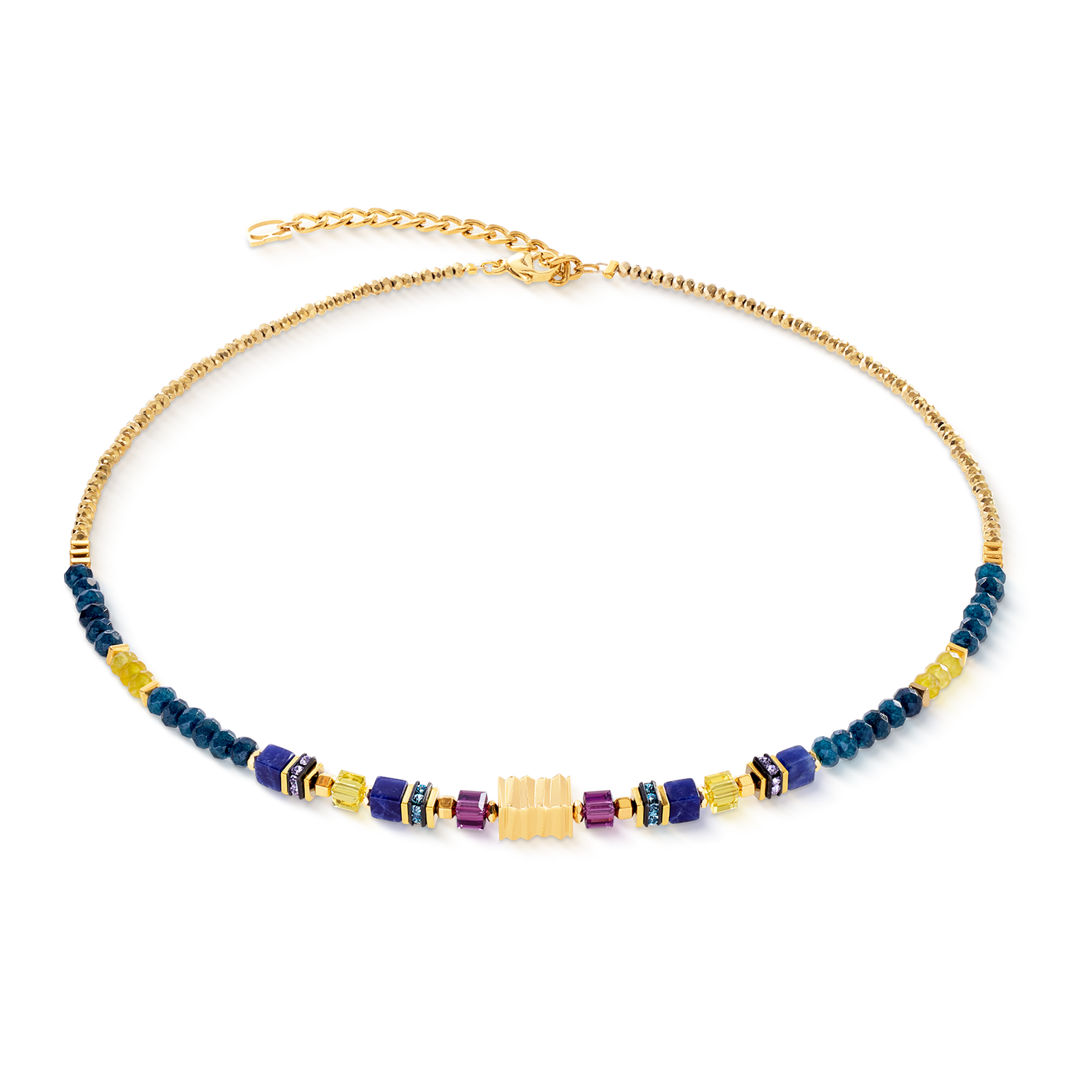 Necklace Wave Precious Flow gold-energy