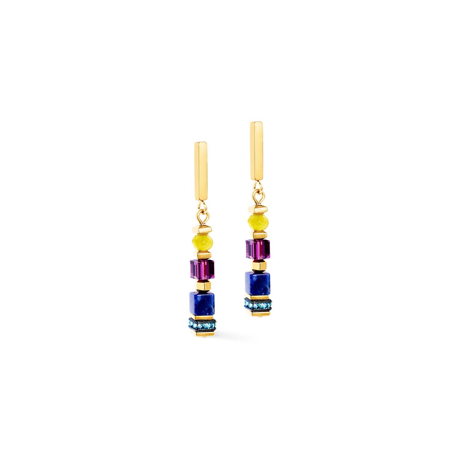 Earrings Wave Precious Flow gold-energy